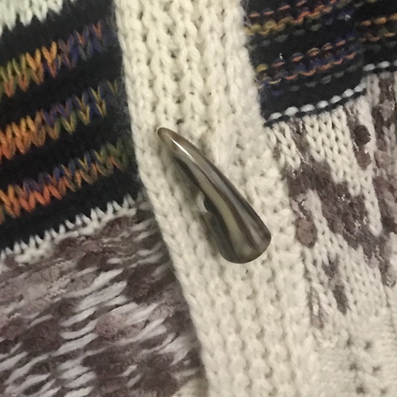 Golden Tote Lulumari Cozy Cardigan in Ivory Multi - Picture 4 of 6